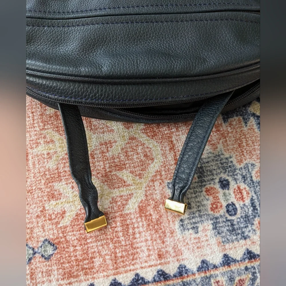 Longchamp Navy Blue Crossbody Bag